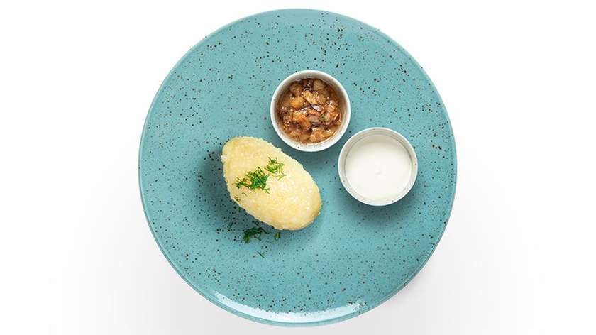 Lithuanian potato meat dumplings (half portion)