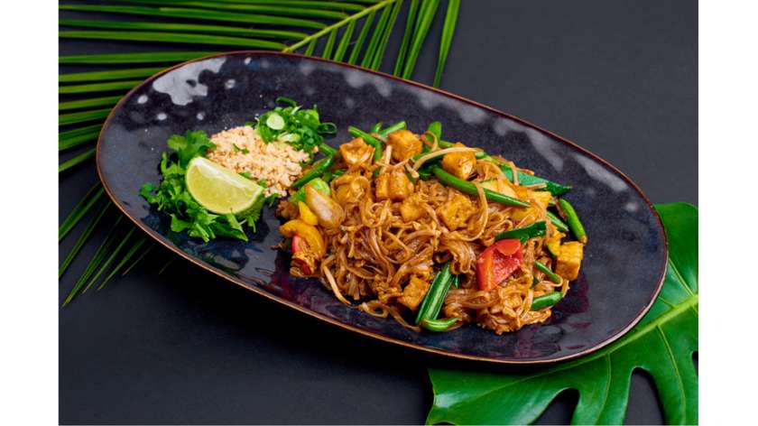 Pad Thai z Tofui i Szparagami