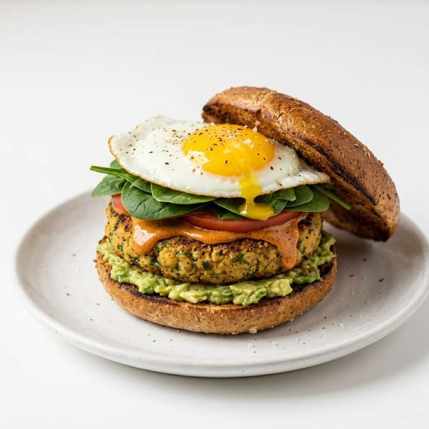 Chickpea Bagel Sandwich