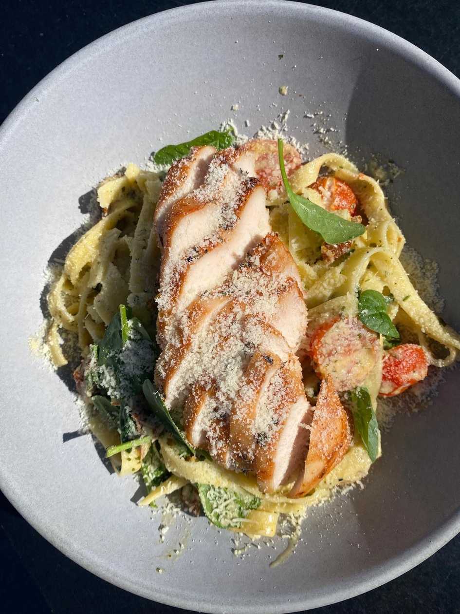 Creamy Chicken Florentini pasta