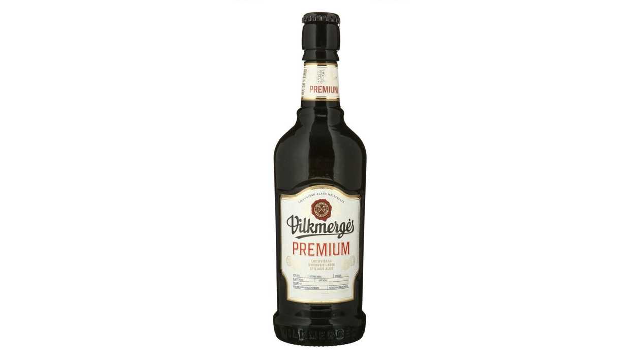 Beer Vilkmergės Premium 5%, 0.41 L