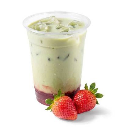 Maasika-matcha jook 0,4L