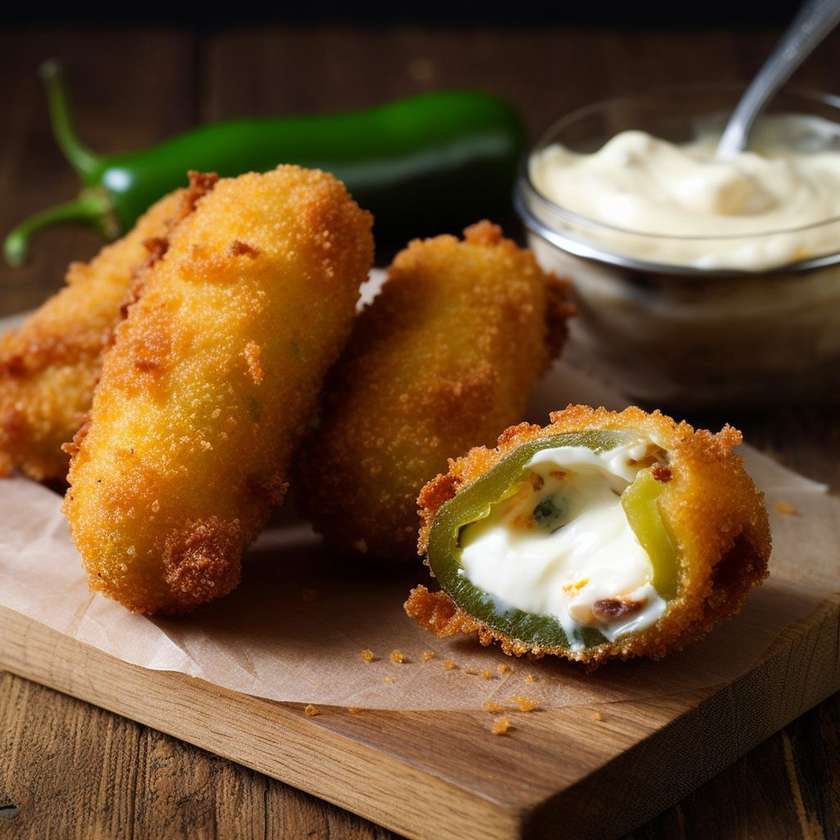 CRISPY JALAPEÑOS WITH CHEESE (5 PCS)