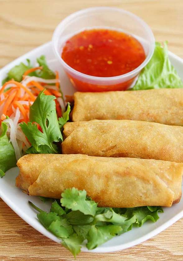 CHIKEN  SPRING ROLL (3 pcs)