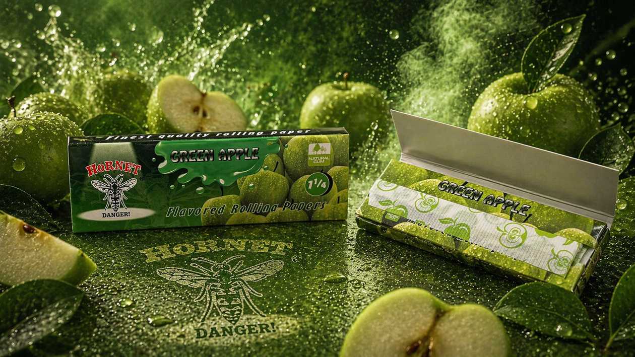 Hornet Danger 1 1/4 50 kağız – Green Apple (Yaşıl Alma)