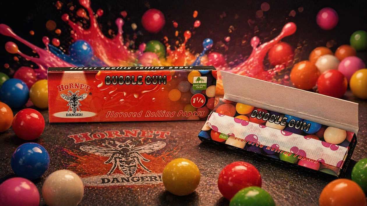 Hornet Danger 1 1/4 50 kağız – Bubblegum (Rəngli Saqqız)