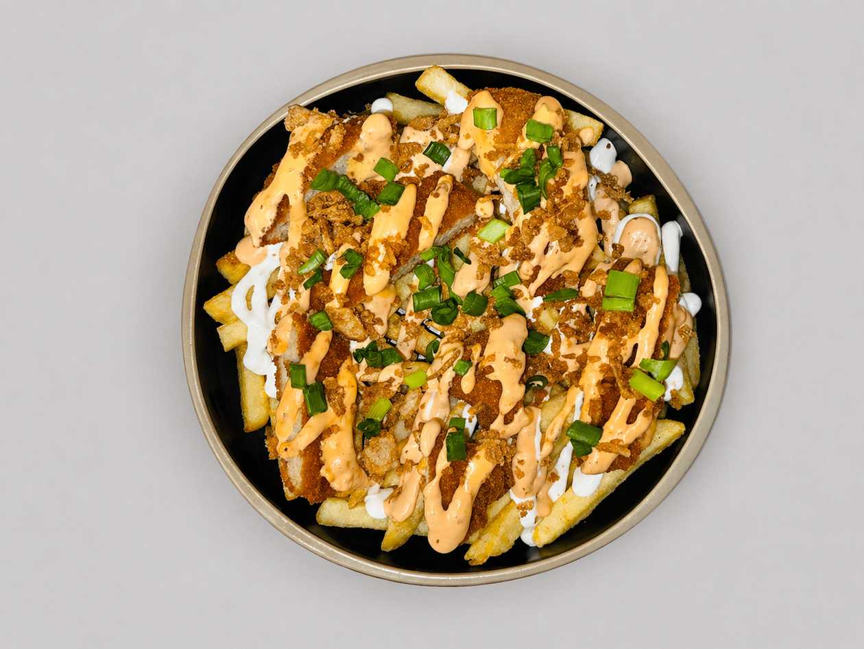 Buffalo chicken with Fries