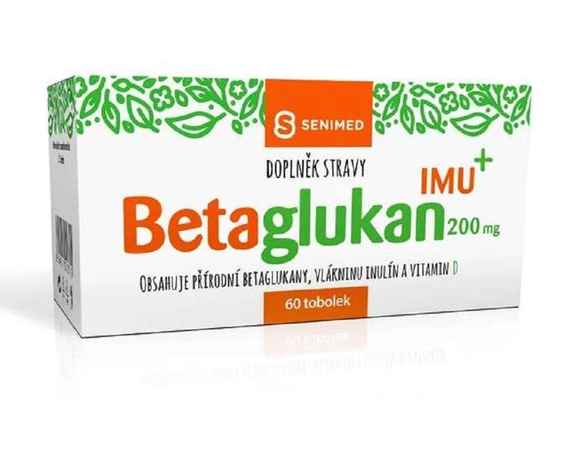 Betaglucan IMU+ 200mg 60 capsules