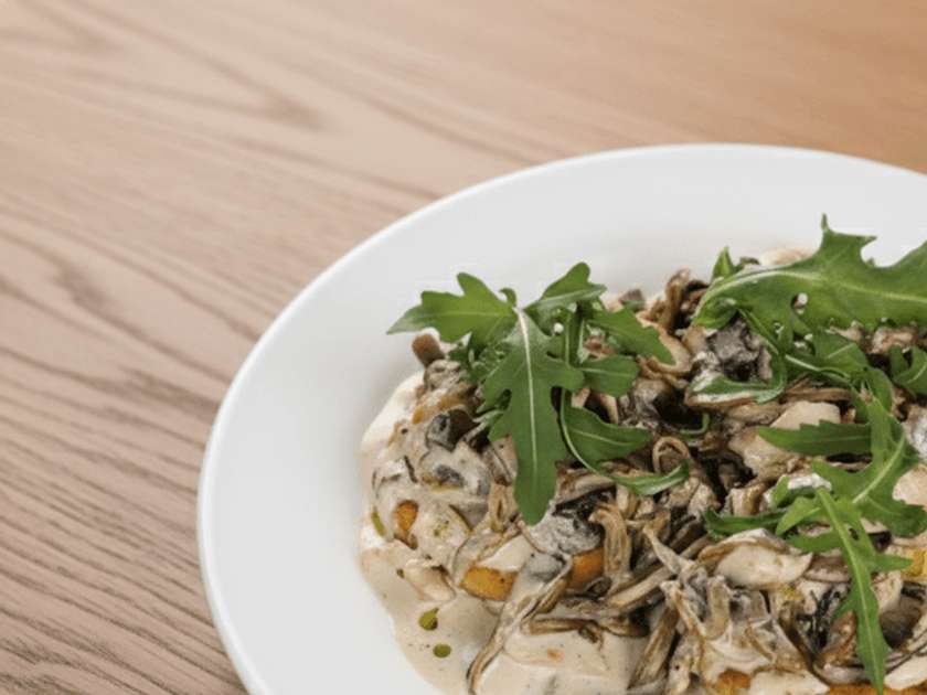 Polenta with Mixed Mushrooms