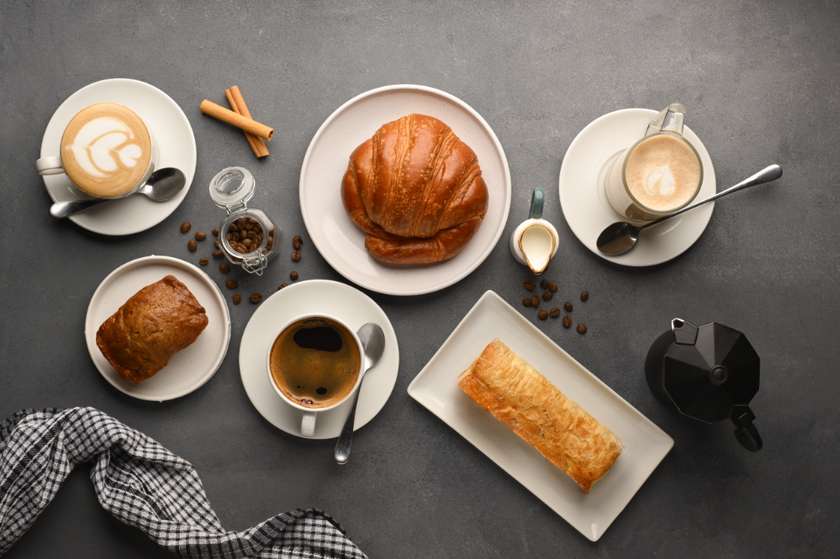 Hot beverage pastry
