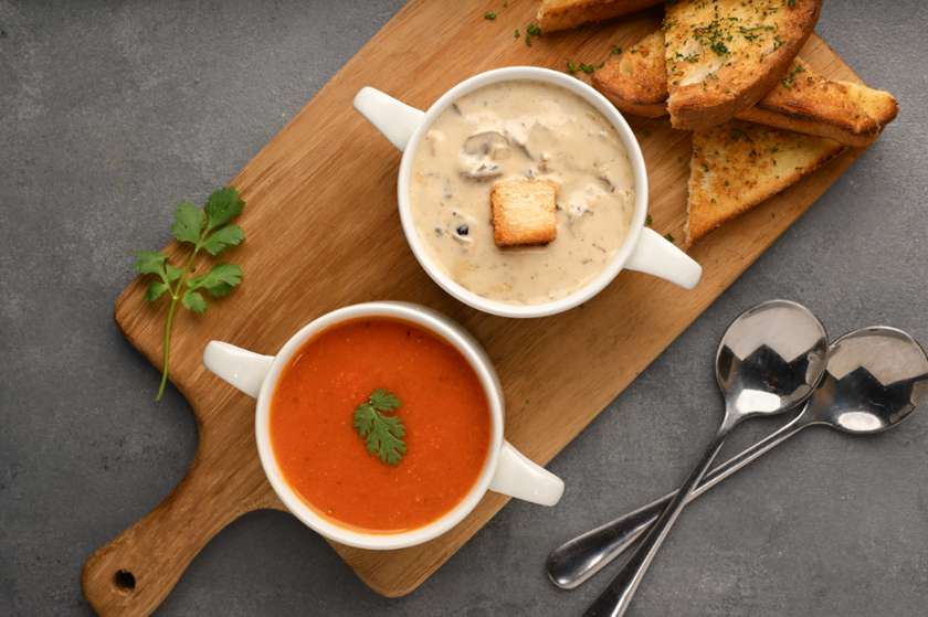 Creamy Chicken & Veg Soup