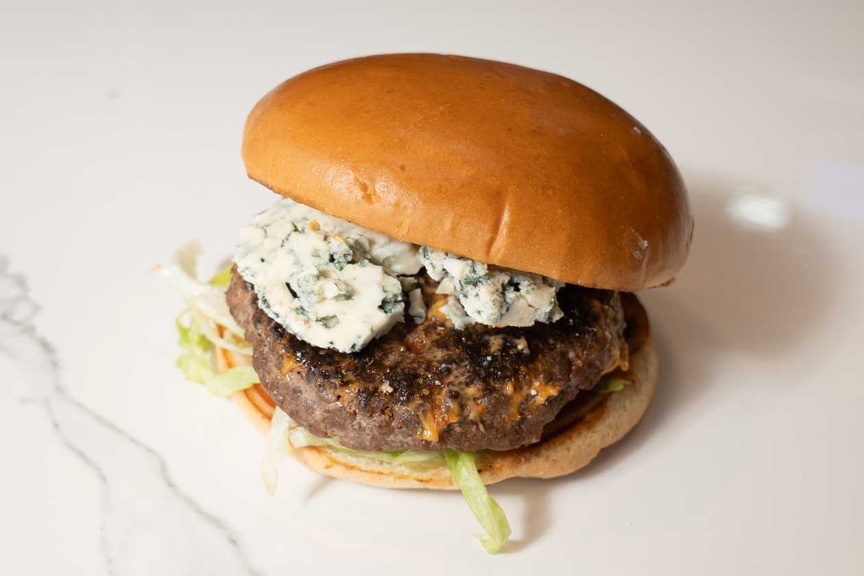 Blue Angus Burger