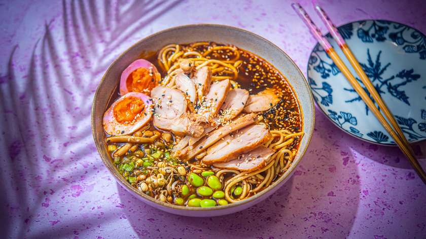 Ramen with Smoky Sous Vide Chicken