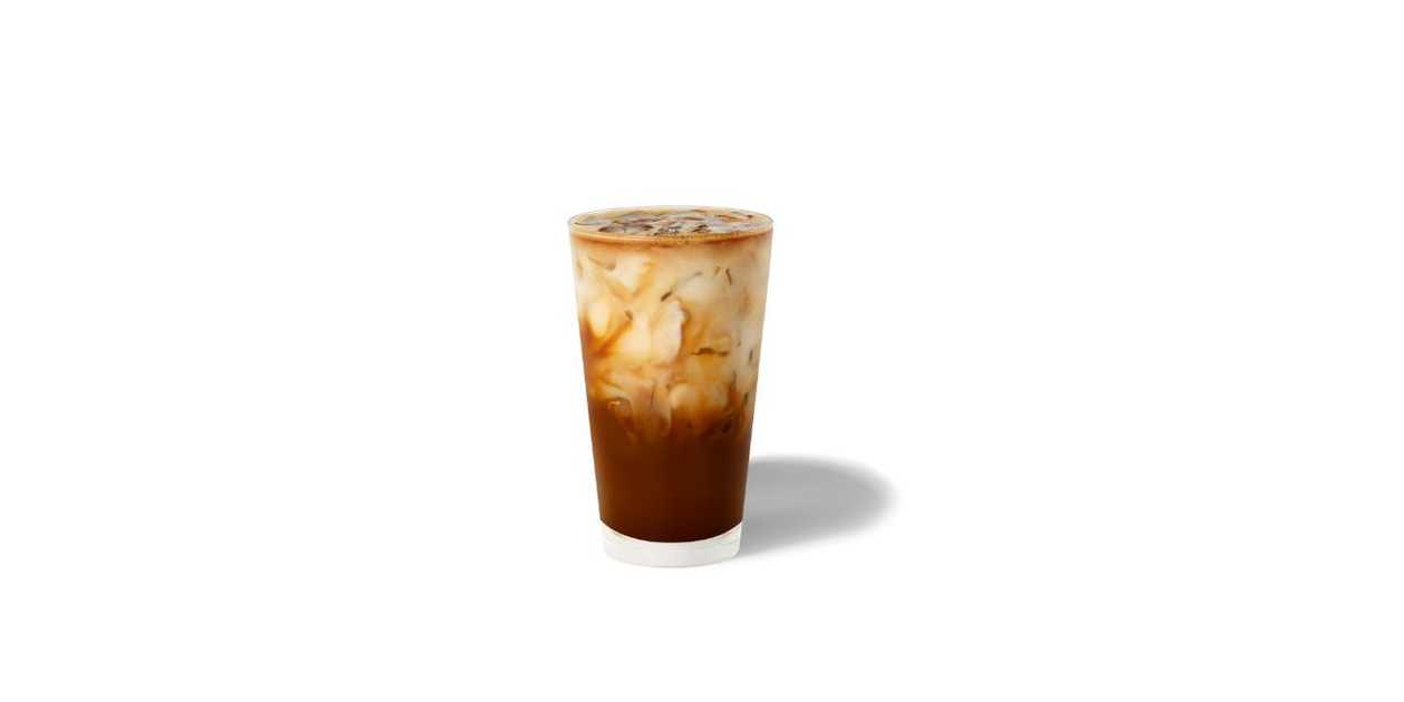 Iced Caramelised Banana Flavour Oat Shaken Espresso