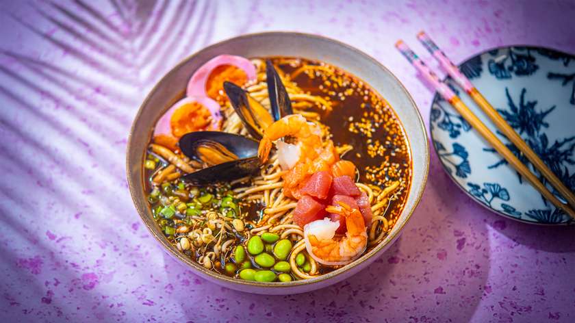 Ramen with Seafood