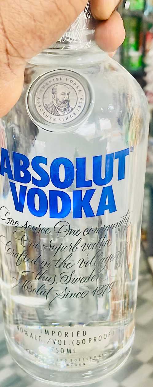 Absolut Vodka —
