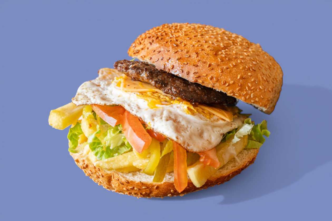 Beef Burger with Egg