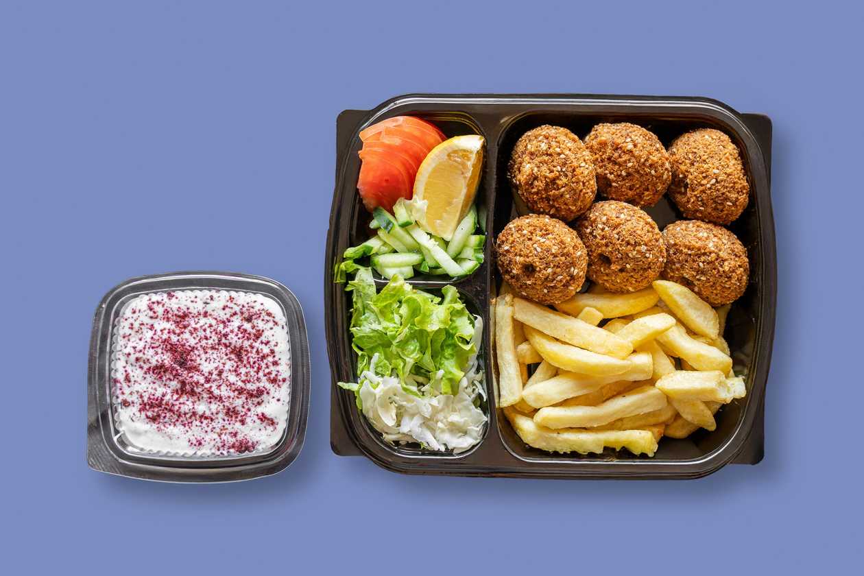 Falafel Portion with Garnish