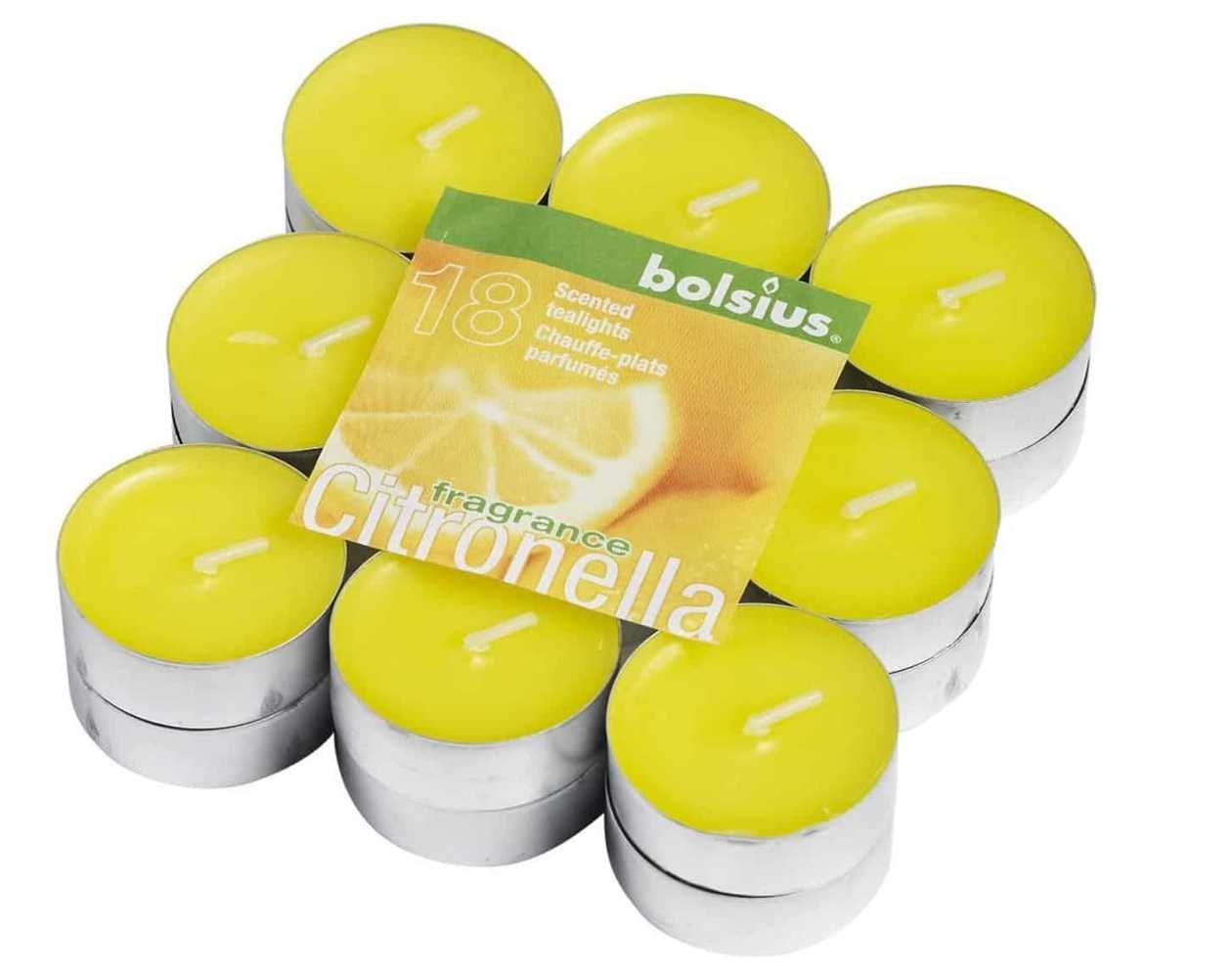 Spaas Citronella Tealights 4 Hours 18pcs