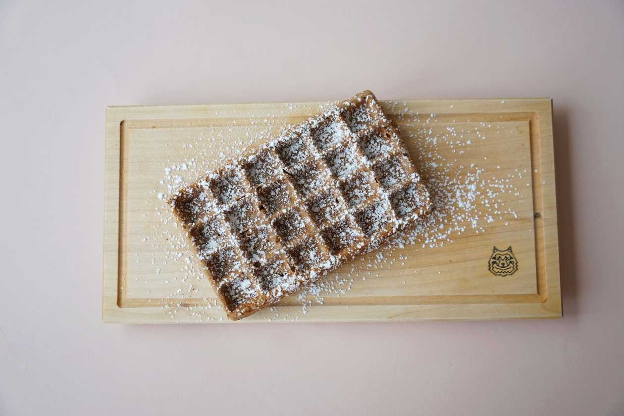 Gluten-free buckwheat waffle - vegan