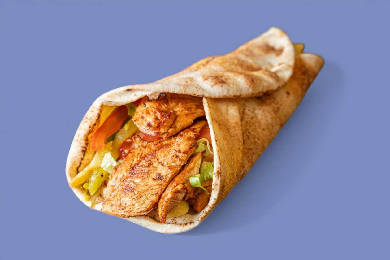 Shish Taouk Medium and Coca-Cola