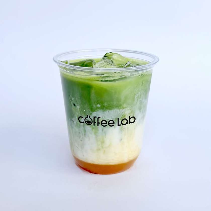 ICED MANGO MATCHA LATTE