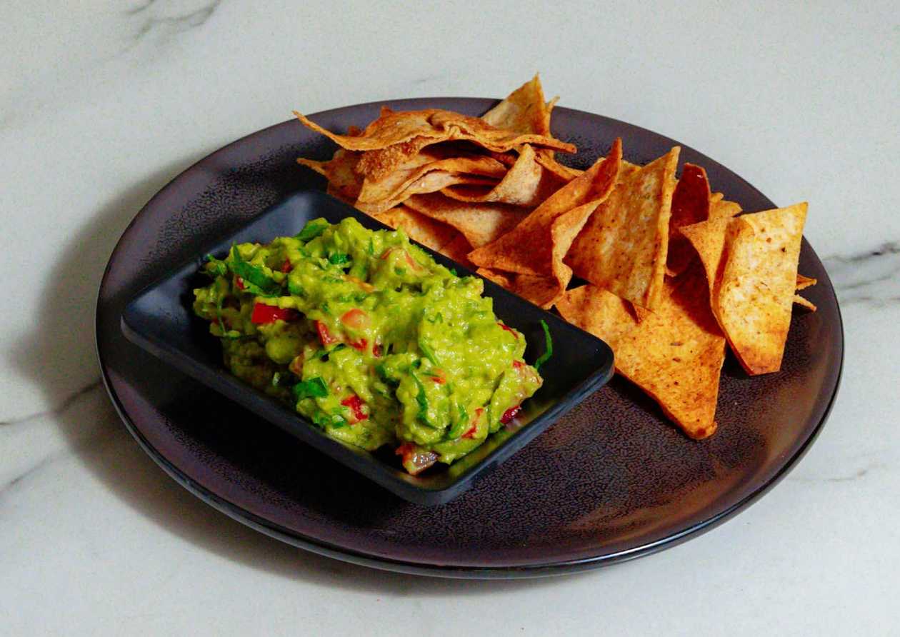 Fresh Guacamole & Pitta Chips 🌱