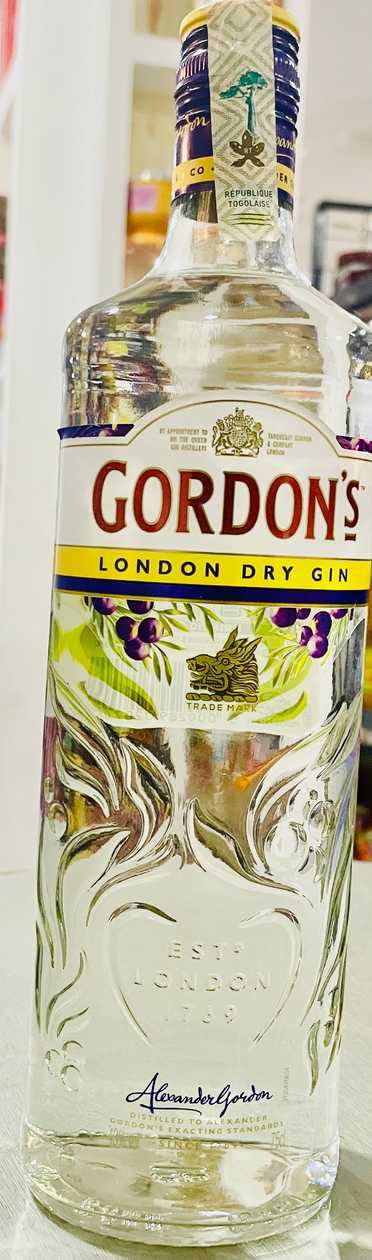 Gordon’s London Dry Gin – Premium Classic Taste 🍋