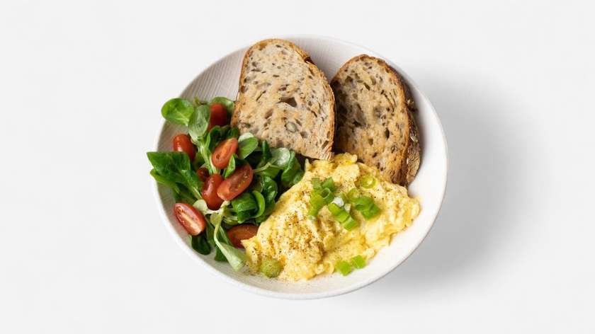 Scrambled Eggs With Fresh Chives