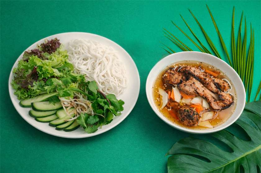 Bún Chả z boczkiem i kotlecikami wieprzowymi
