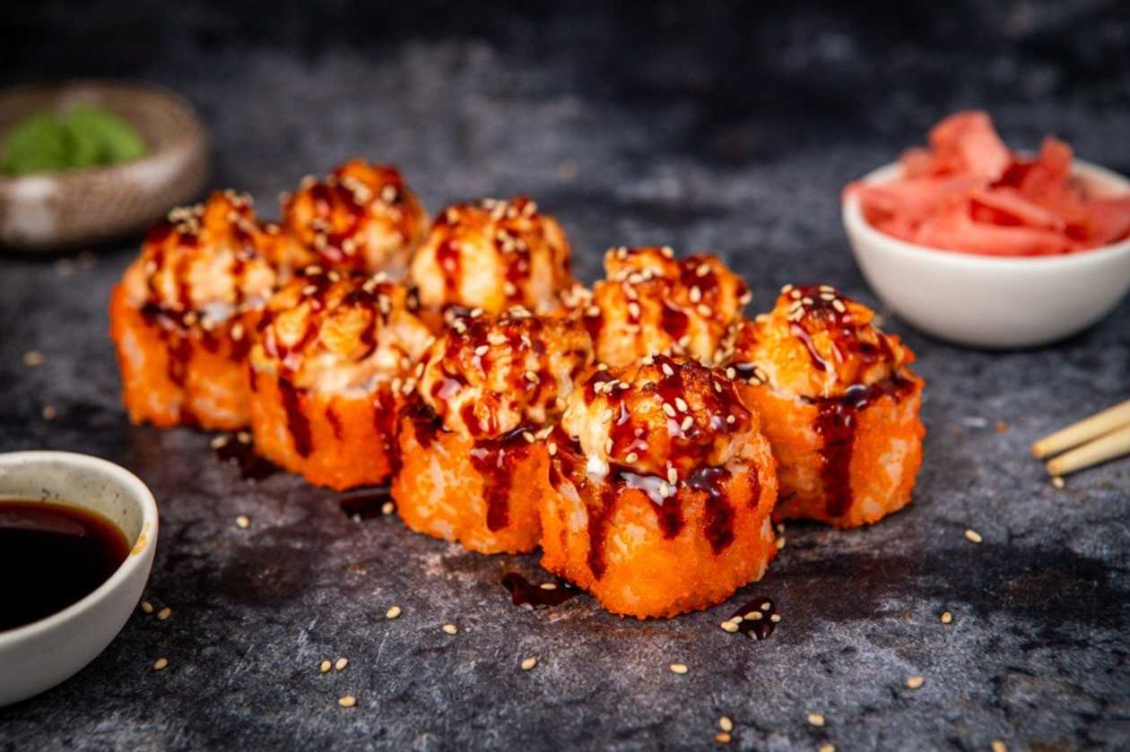 #9 Baked Salmon Maki 8pcs