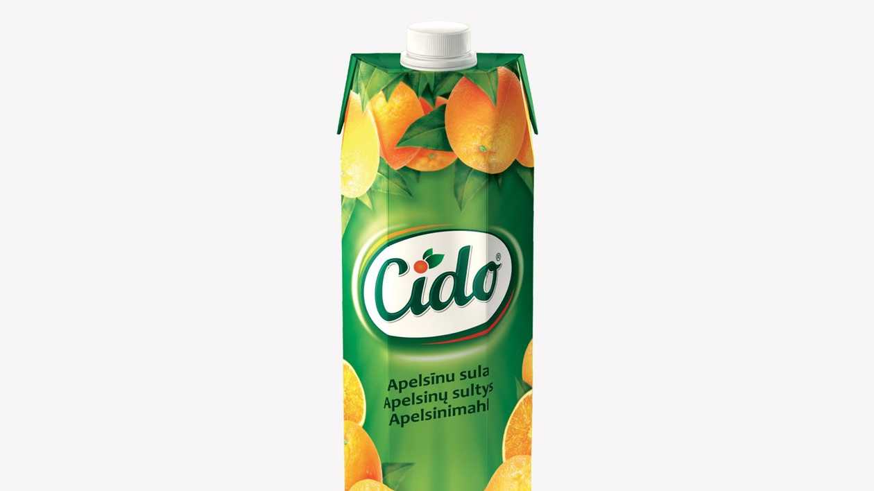 Cido apelsīnu sula 1 l