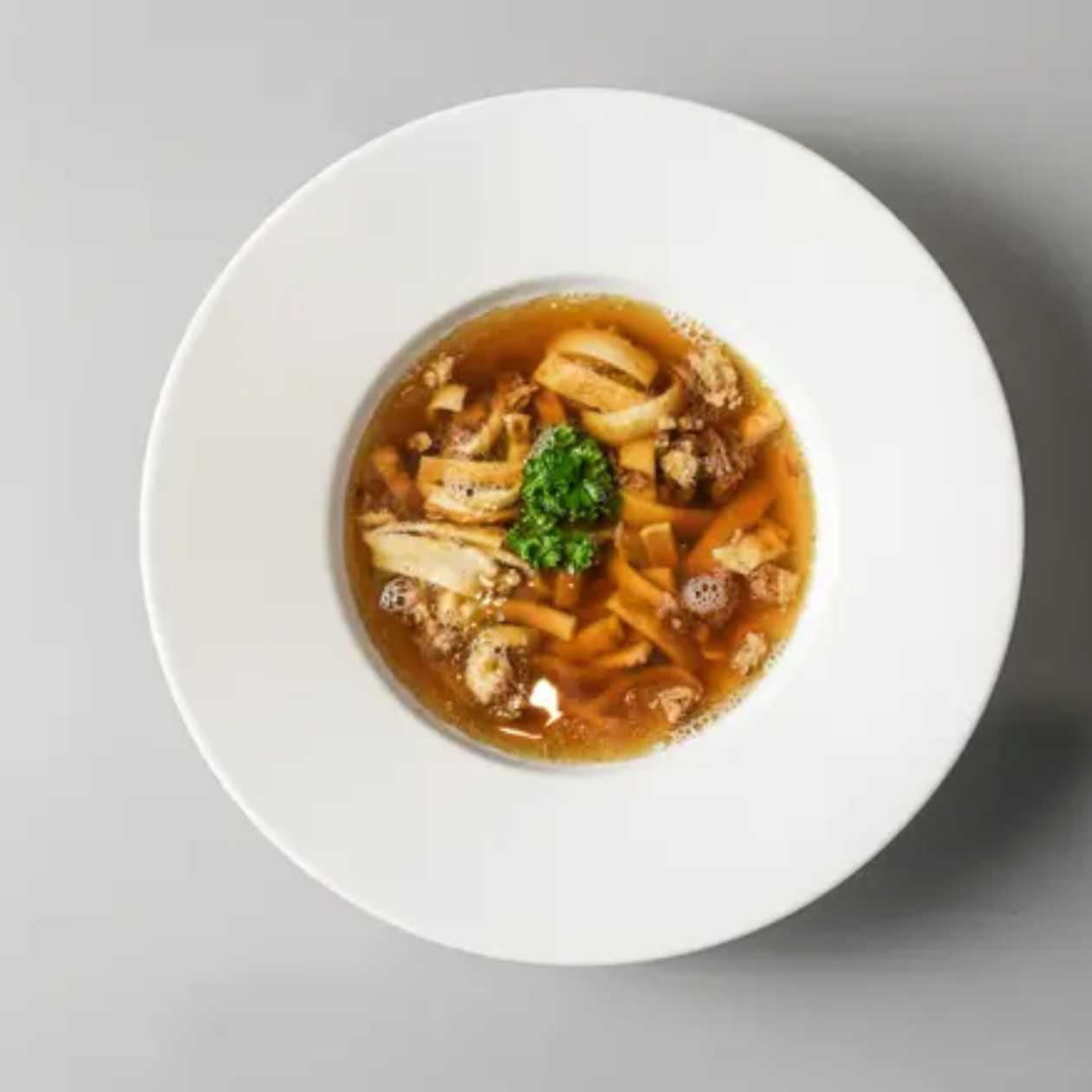 Long-Drawn Beef Broth