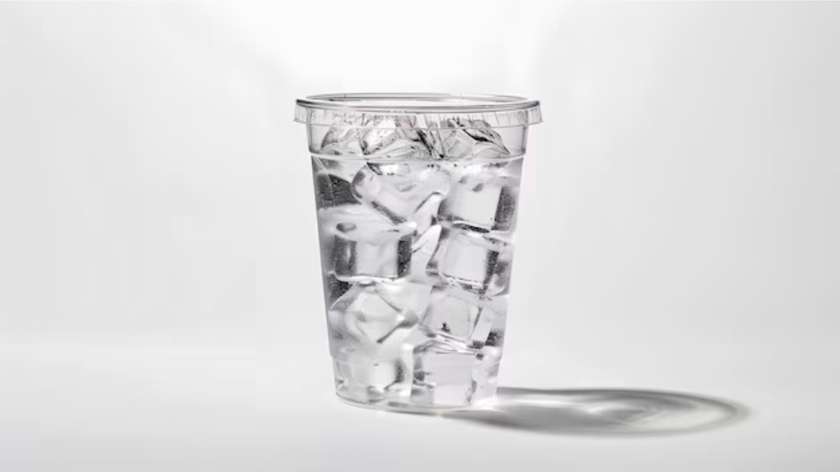 Cup with ice