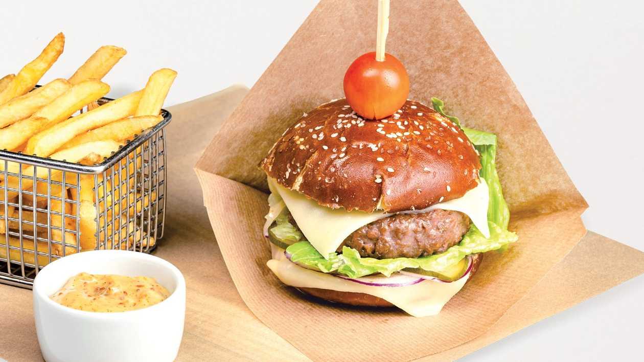 Veģetārais čīzburgers