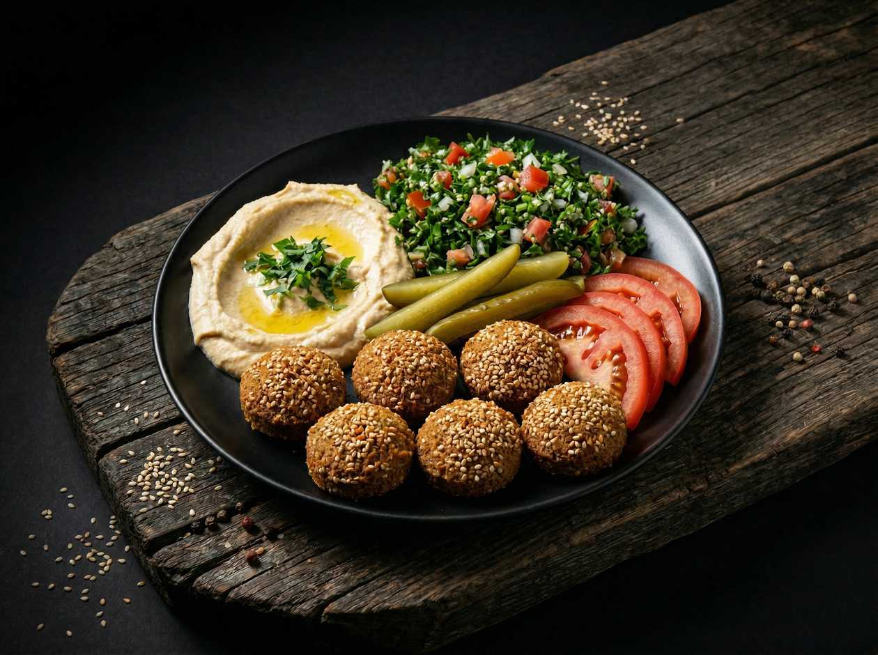 Meniu Falafel Farfurie