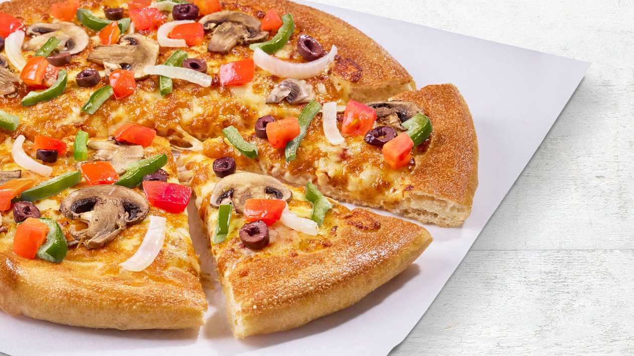 Large Double Stuffed Crust Loaded Garden Supreme Pizza