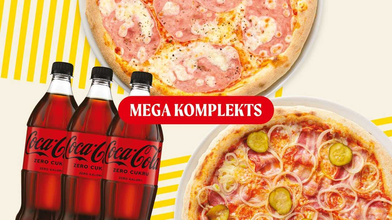 Lauku + Vezuva + trīs Coca-Cola 0,85l
