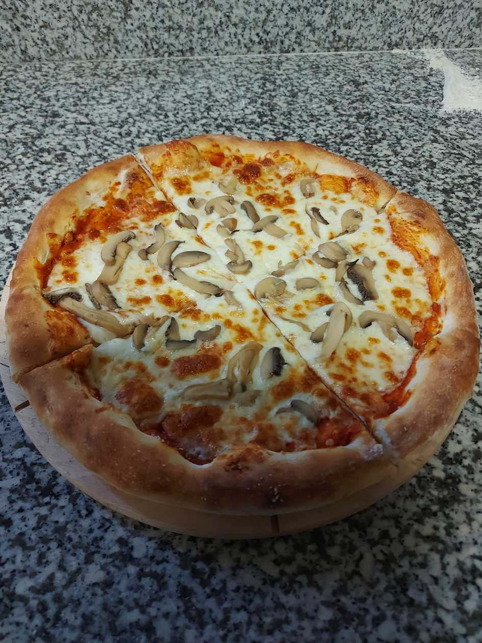 Pizza with Mushrooms