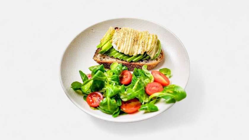 Avocado Toast On Rye Bread