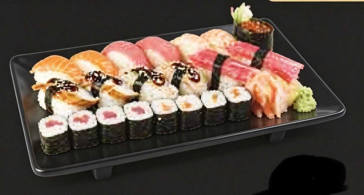 Kaviár 1 ks Maki 8 ks Nigiri 12 ks