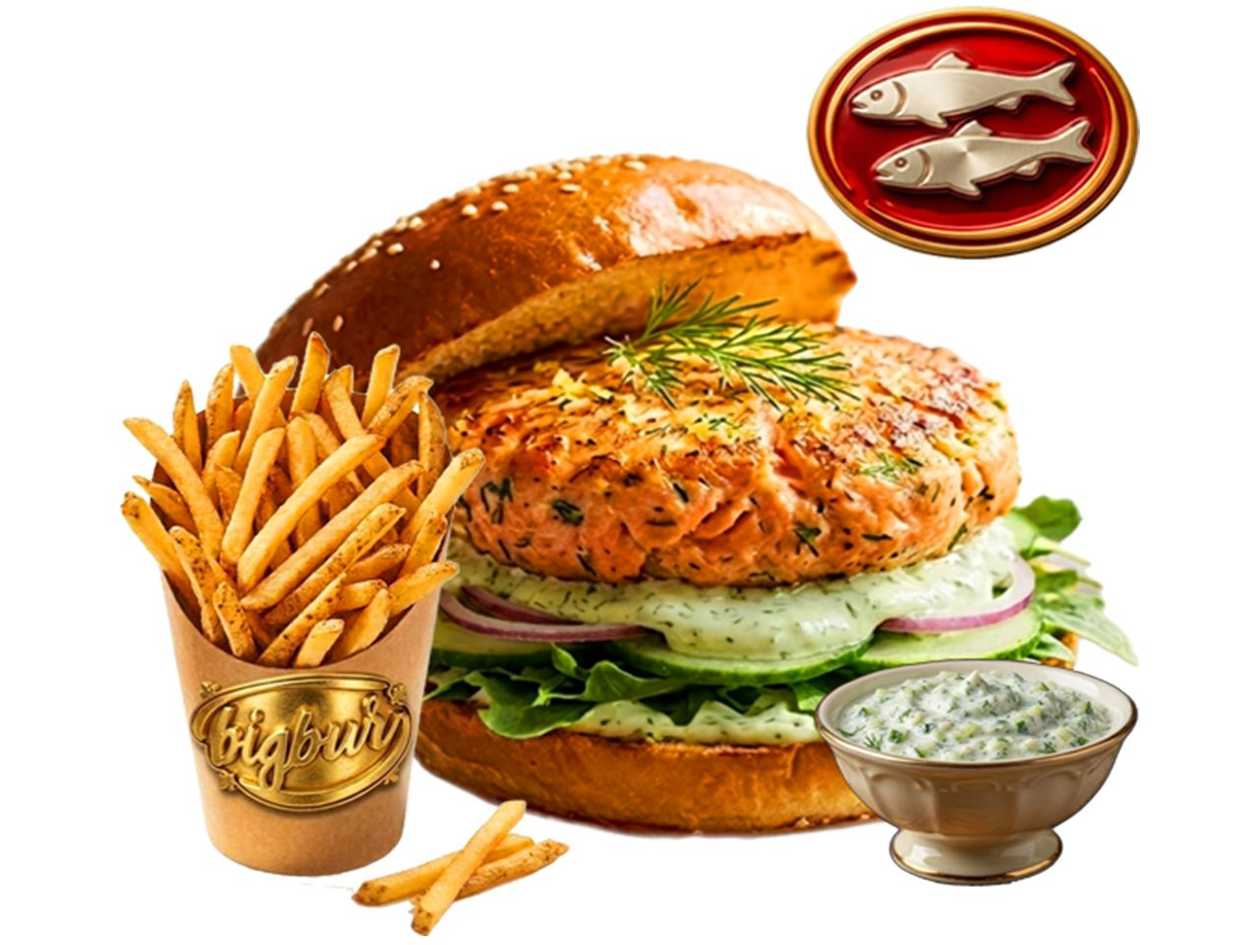 Somon Burger Meniu 500g