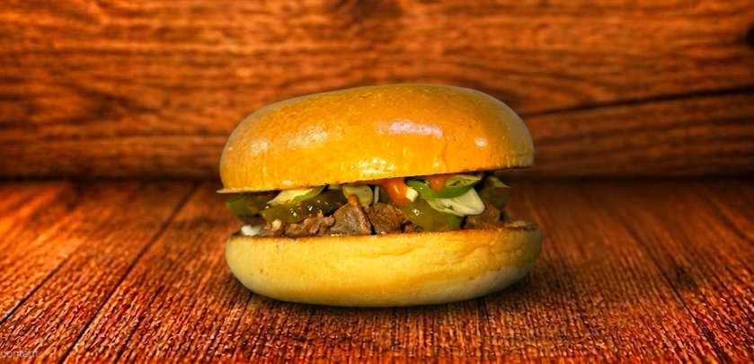 Satay Beef Burger