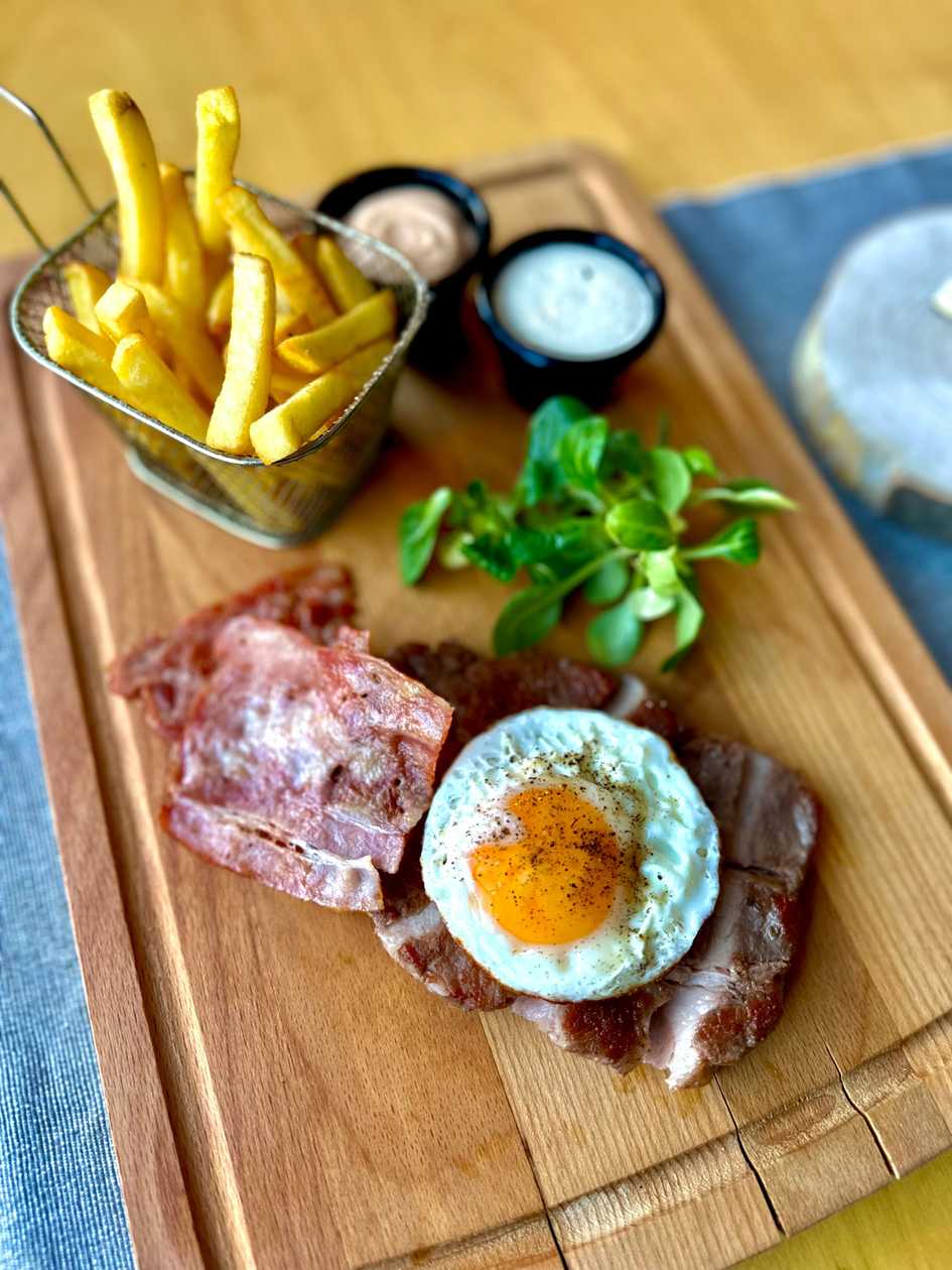 Dřevorubecký steak na prkně 🥩