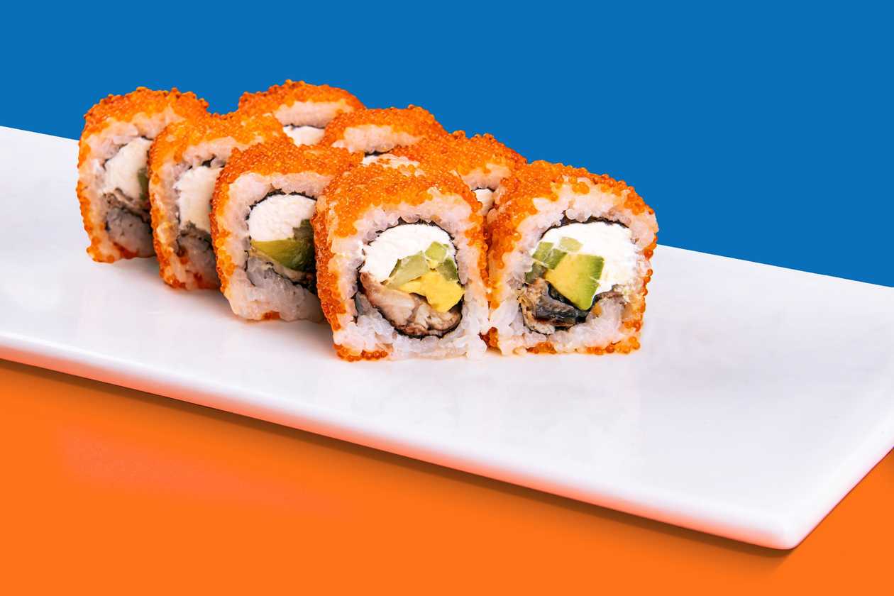 California roll with eel