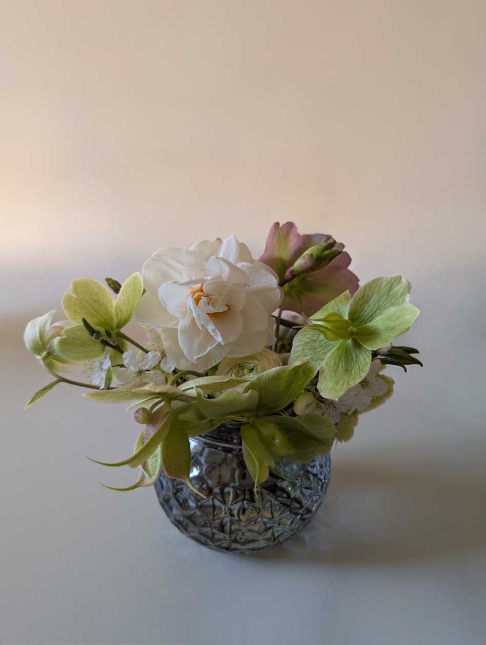 A vase with flowers