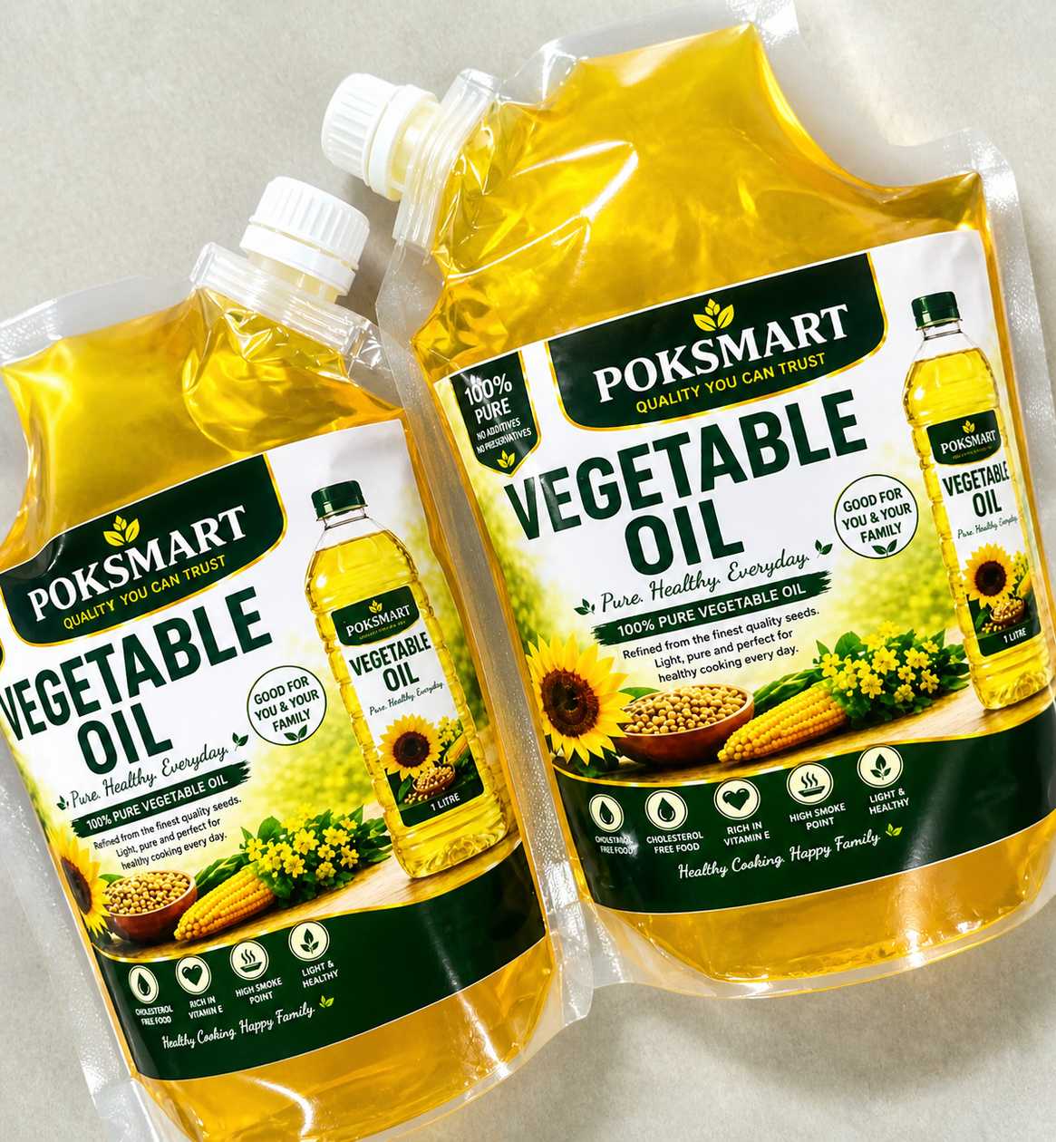 PoksMart vegetable oil 1Liter