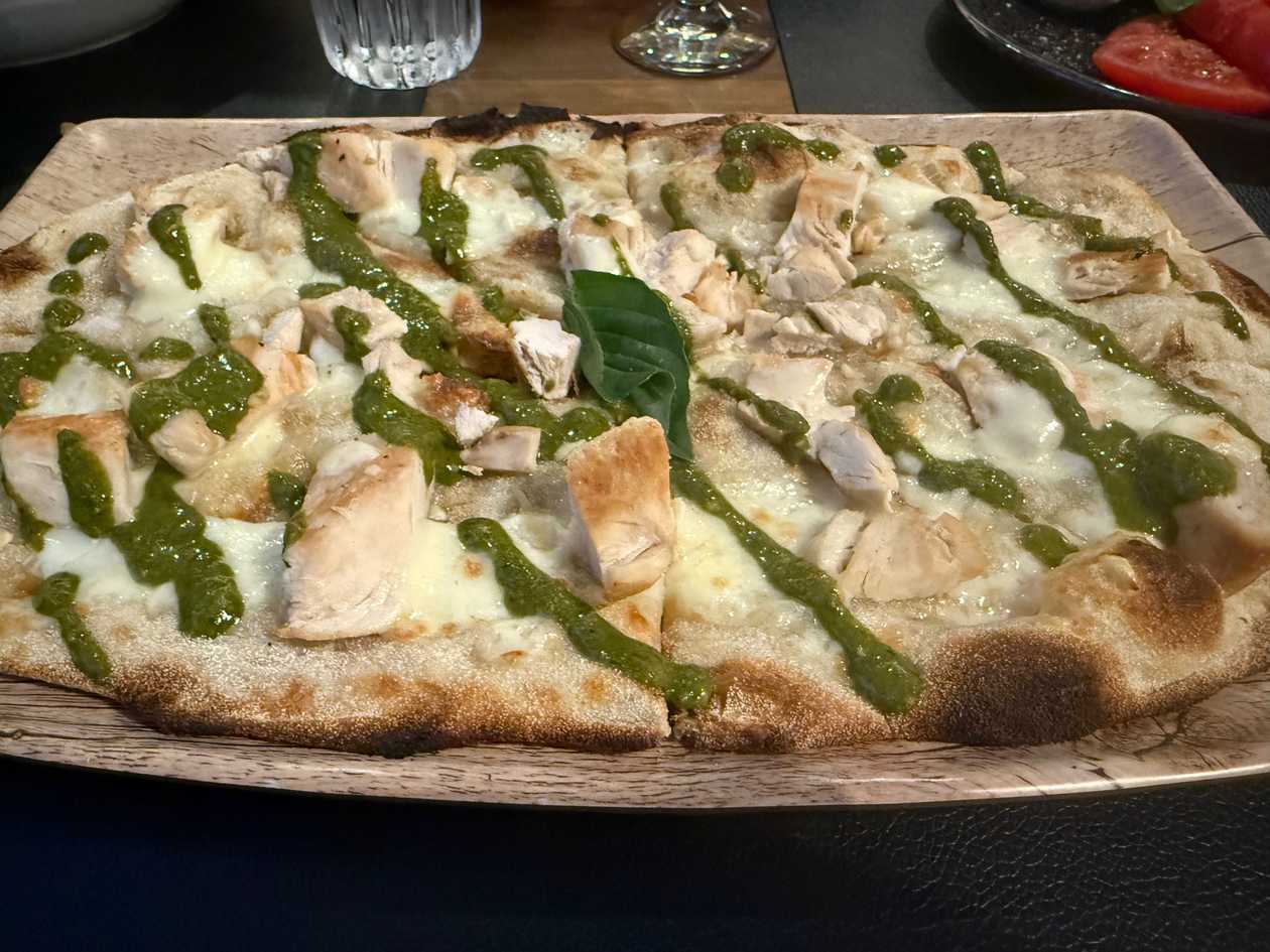 Chicken and Pesto White Pinse