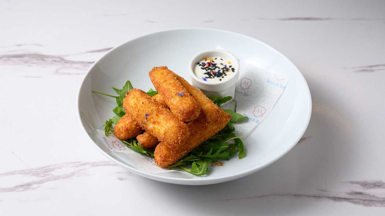Fried Halloumi Bites, 6 Pieces (V)