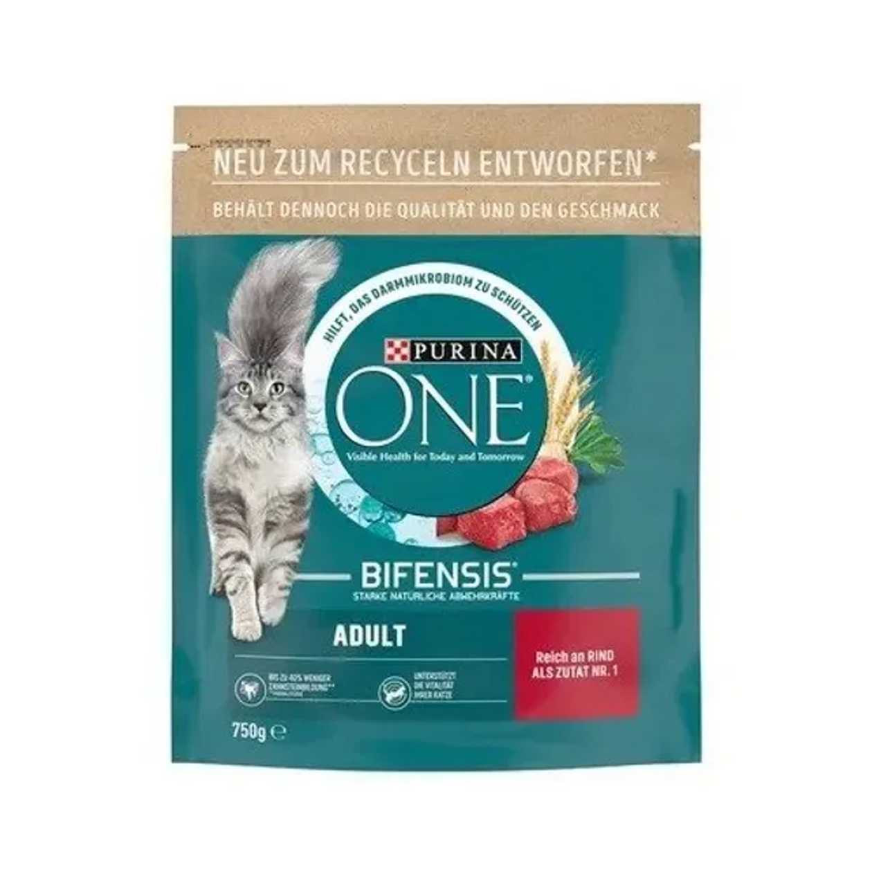 One Steril pisica vita si cereale 750 g